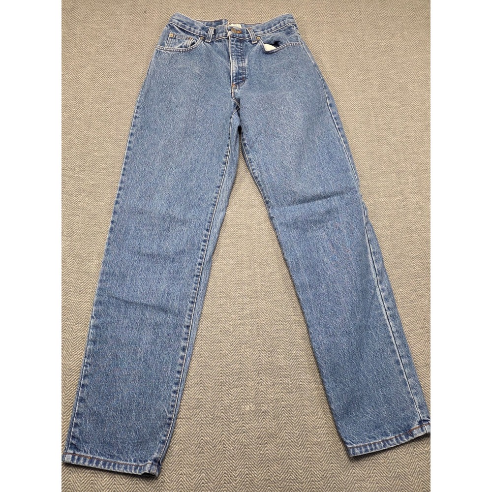 Moda International Vintage 90s Relax Low Rise Straight Leg Jeans Blue USA Size 6